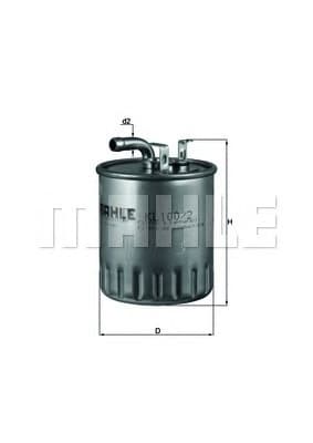 Filter diesel fuel KL100/2