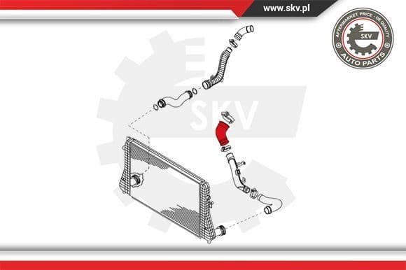 Charge Air Hose 24SKV056 - image 2