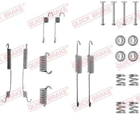Accessory Kit, brake shoes 105-0599 - image 2