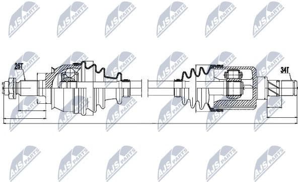 Drive Shaft NPW-BM-020 - image 4