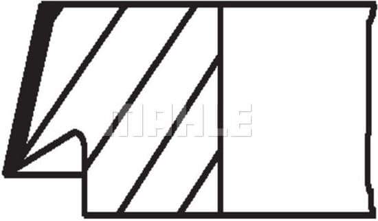 Piston Ring Set 62729V0 - image 2