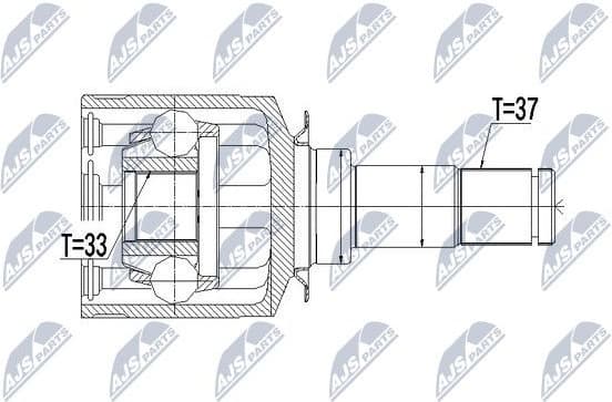 Joint Kit, drive shaft NPW-ME-049 - image 2