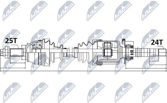 Drive Shaft NPW-FT-017 - image 5