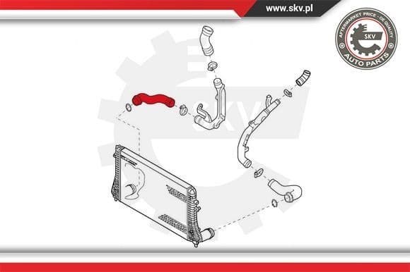 Charge Air Hose 43SKV107 - image 3