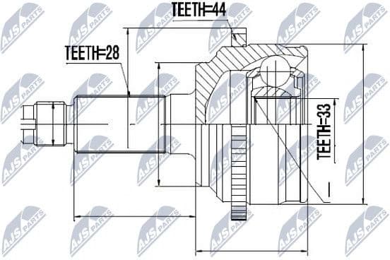 Joint Kit, drive shaft NPZ-MZ-054