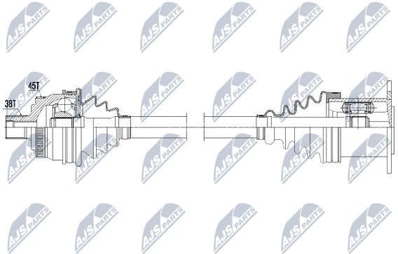 Drive Shaft NPW-AU-007 - image 4