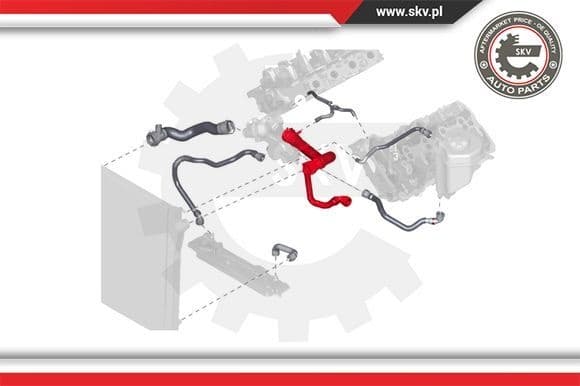Radiator Hose 24SKV280 - image 4