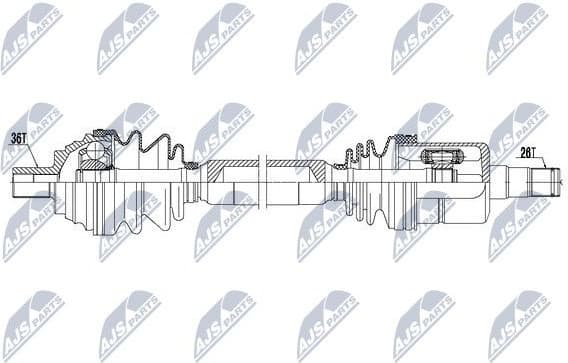Drive Shaft NPW-VW-053 - image 4