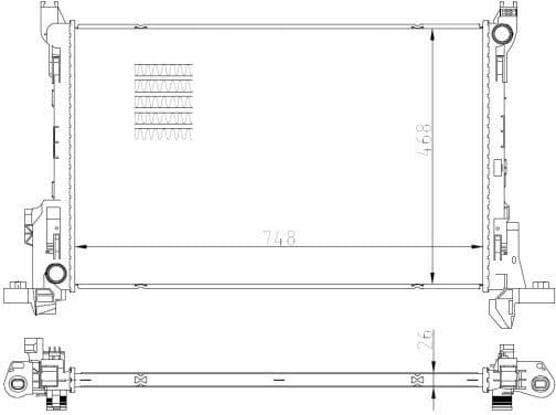 Radiator, engine cooling 59295 - image 5