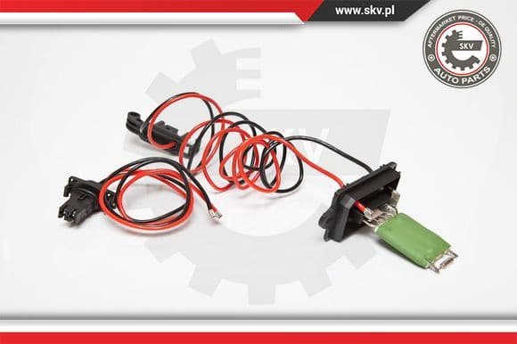 Resistor, interior blower 95SKV043