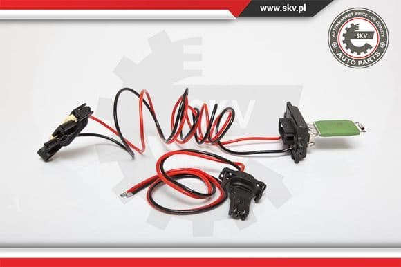 Resistor, interior blower 95SKV043 - image 3