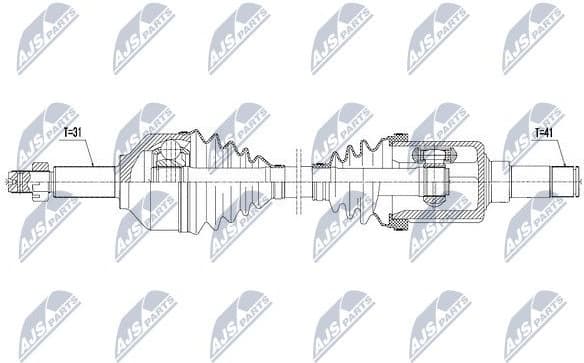 Drive shaft complete NPW-FR-075 - image 2