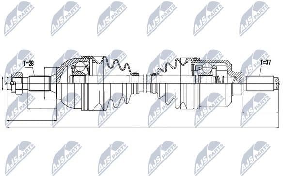 Drive Shaft NPW-CT-052 - image 4