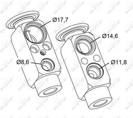 Expansion Valve, air conditioning 38479