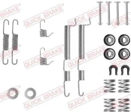 Accessory Kit, brake shoes 105-0765