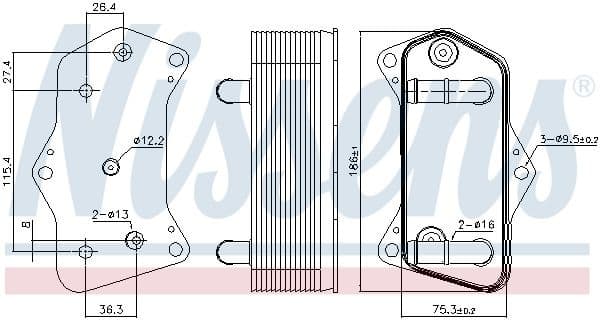 Oil Cooler, automatic transmission 91160 - image 5
