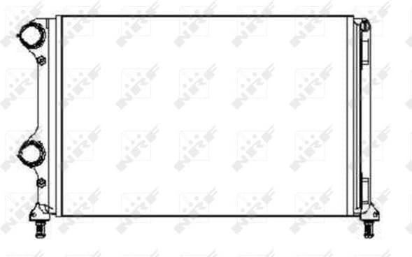 Radiator, engine cooling Economy Class 53245A