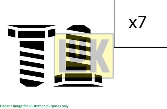 Screw Set, flywheel 411018610