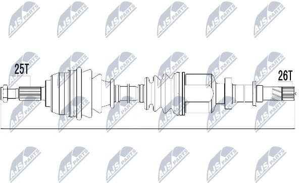 Drive Shaft NPW-RE-032 - image 5