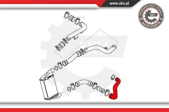Charge Air Hose 24SKV105 - image 2
