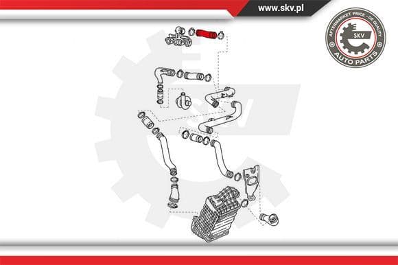 Charge Air Hose 43SKV078 - image 4