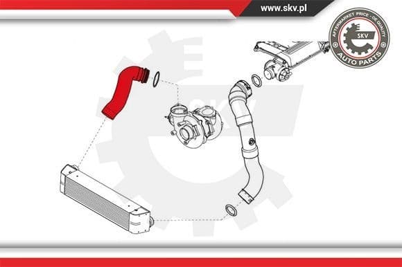 Charge Air Hose 24SKV693 - image 4