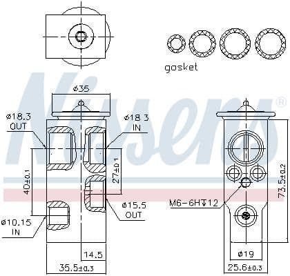 Expansion Valve, air conditioning ** FIRST FIT ** 999357 - image 6