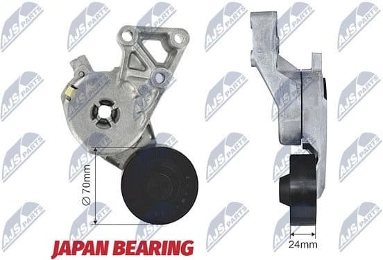 Tensioner Pulley, V-ribbed belt RNK-AU-020