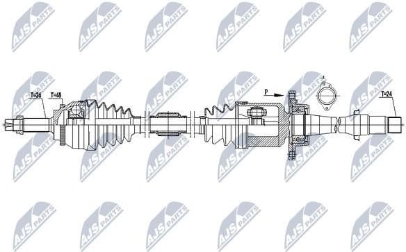 Drive Shaft NPW-TY-075 - image 7