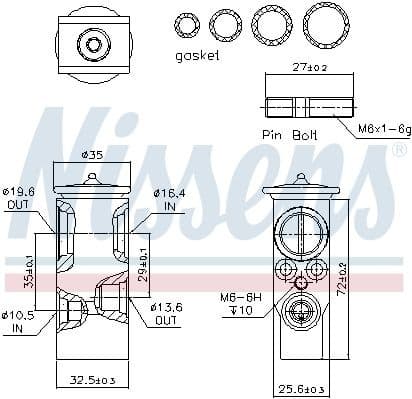 Expansion Valve, air conditioning ** FIRST FIT ** 999238 - image 6