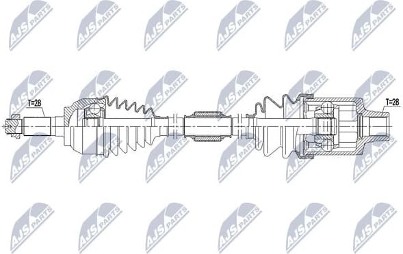 Drive Shaft NPW-MZ-064 - image 4