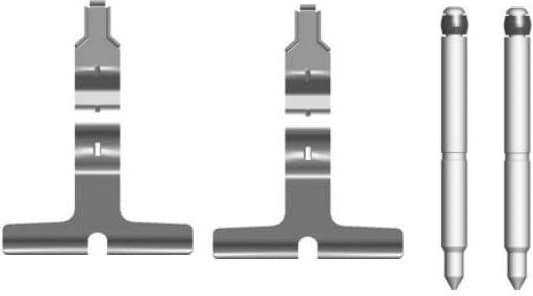 Accessory Kit, disc brake pad 1 987 474 430