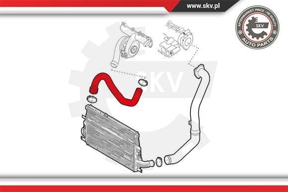 Charge Air Hose 24SKV793 - image 3