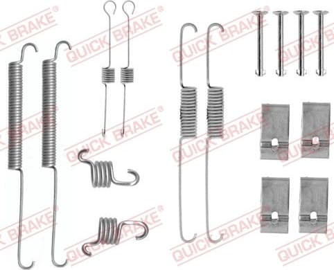 Accessory Kit, brake shoes 105-0688 - image 2