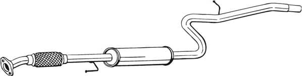 Centre Muffler 287-419