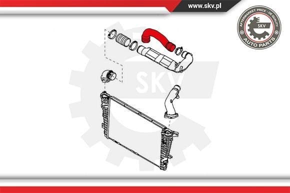 Charge Air Hose 24SKV839 - image 4