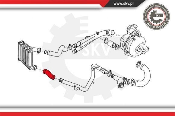 Charge Air Hose 24SKV704 - image 5