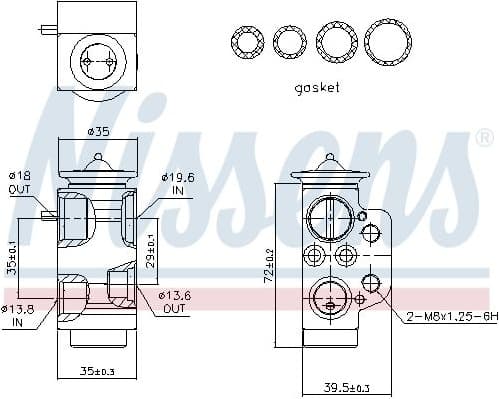 Expansion Valve, air conditioning ** FIRST FIT ** 999317 - image 6