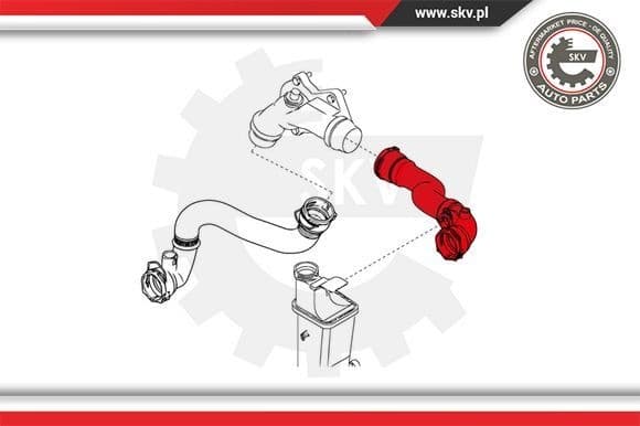 Radiator Hose 24SKV267 - image 3