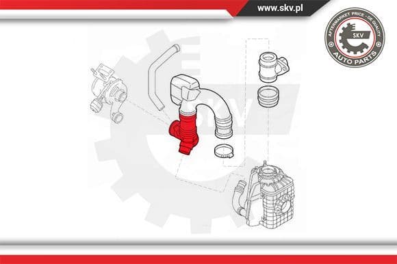 Charge Air Hose 43SKV032 - image 5