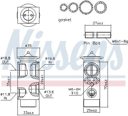 Expansion Valve, air conditioning ** FIRST FIT ** 999233 - image 5