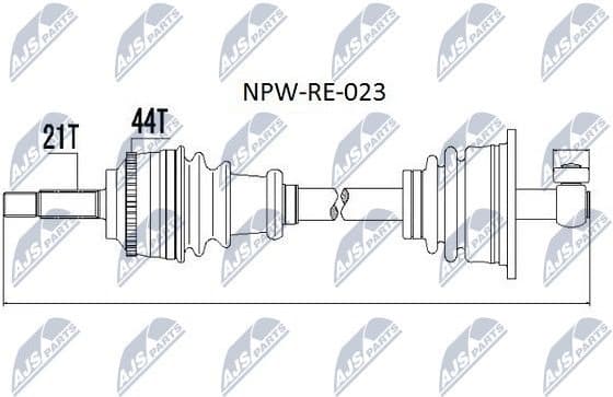 Drive Shaft NPW-RE-023