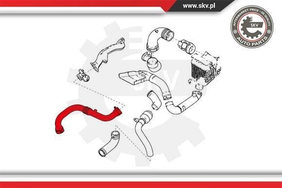 Charge Air Hose 24SKV963 - image 3