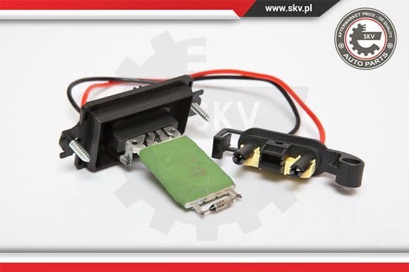 Resistor, interior blower 95SKV047