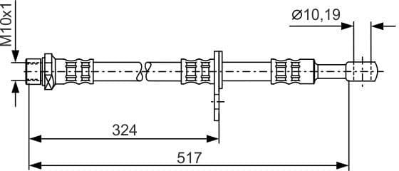 Brake Hose 1 987 481 140