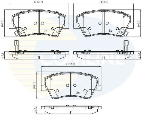 Brake Pad Set, disc brake CBP32343