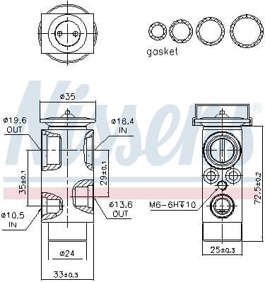 Expansion Valve, air conditioning ** FIRST FIT ** 999361 - image 6