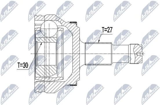 Joint Kit, drive shaft NPZ-ME-019 - image 2