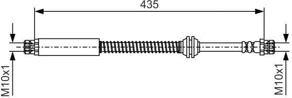 Brake Hose 1 987 481 459