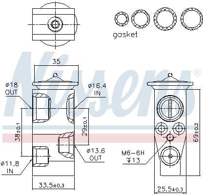 Expansion Valve, air conditioning ** FIRST FIT ** 999315 - image 6